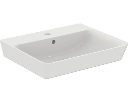 Waschtisch Ideal Standard Connect Air Cube rechteck mit Beschichtung 55x46 cm weiß Waschtisch aus Keramik