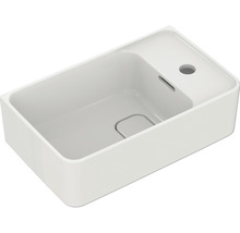 Handwaschbecken Ideal Standard Strada II eckig Hahnloch rechts 45x27 cm weiß-thumb-0