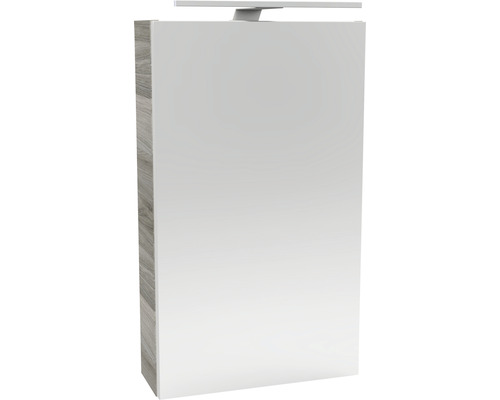 LED-Spiegelschrank Fackelmann Small Bathroom Collection 1-türig rechts 40x68x16,2 cm Steinesche