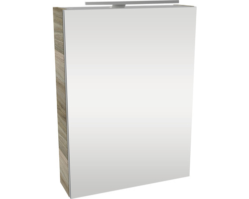 LED-Spiegelschrank Fackelmann Small Bathroom Collection 1-türig rechts 50x68x16,2 cm Steinesche