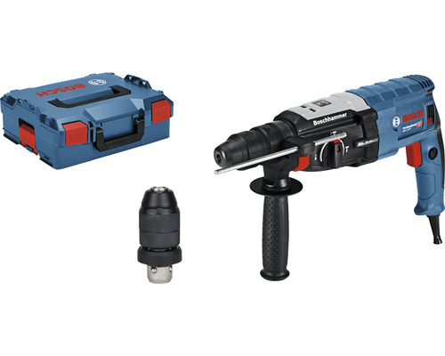 Bosch Bohrhammer mit Werkzeugkoffer und Bohrfutter