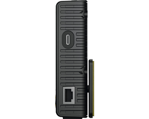 Anschlüsse eines Netzwerkgeräts: USB-C und Ethernet