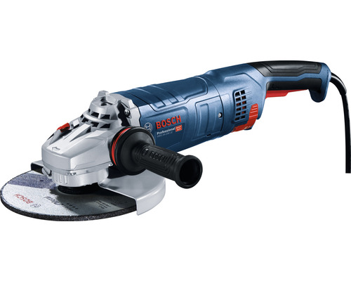 Bosch Winkelschleifer mit Schleifscheibe und Zusatzhandgriff