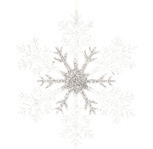 Dekorativer Schneeflocken-Anhänger zur Weihnachtsdekoration