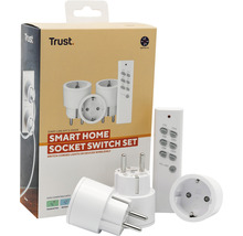 Trust Smart Home Steckdosen Schaltset mit Fernbedienung