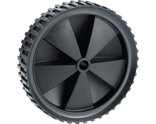 Tarrox PVC-Rad, bis 25 kg, mit Kunststofffelge und Stollenprofil, 150 x 34 x 12 mm Rad für Rasenmäher