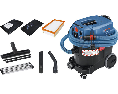 Bosch Professional Staubsauger mit Zubehör wie Filter, Düsen und Staubsäcke