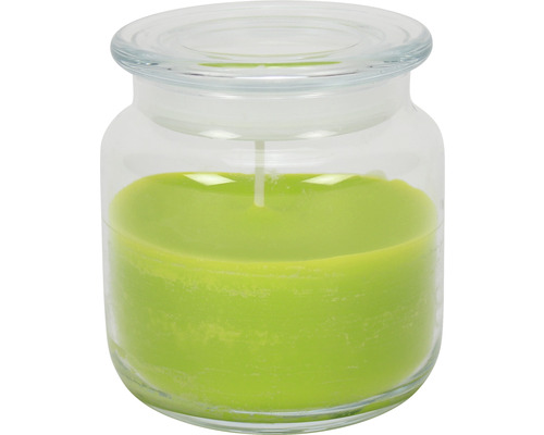 Kerzenglas Citronella Ø 10 cm grün