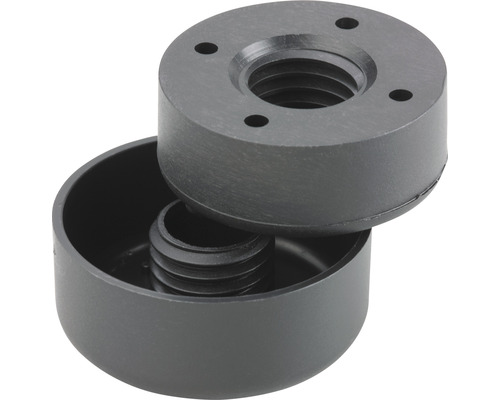 Tarrox Niveliergleiter, bis 100 kg, 55 x 33 mm Einstellfuß zur Möbelmontage