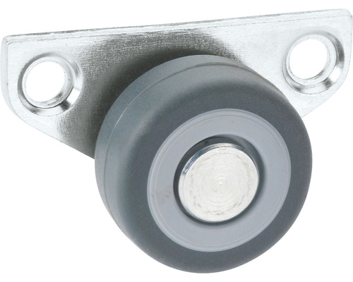 Tarrox Seitenrolle, bis 40 kg, 30 x 32 x 15 mm Möbelrolle mit Anschraubplatte