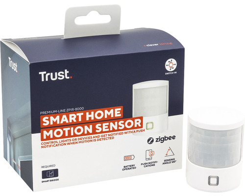 Trust Smart Home Bewegungsmelder mit Verpackung
