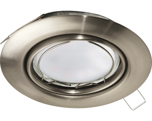 LED Einbauleuchte Eglo lm nickel-matt K 87 bei 94242 400 mm W ) jetzt GU10 kaufen ( 3000 Ø 1-flammig IP 20 1 4,6 Stück PENETO