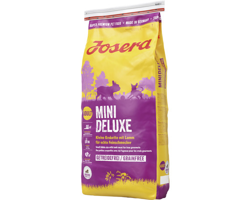 Josera Mini Deluxe Hundefutter mit Lamm für ausgewachsene Hunde