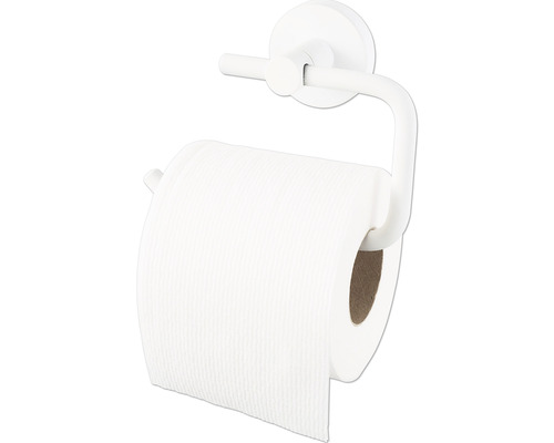 Toilettenpapierhalter Haceka Kosmos ohne Deckel weiß matt