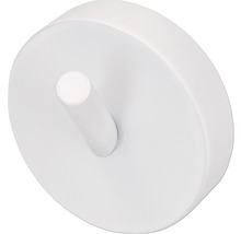 Weißer Wandhaken aus Kunststoff