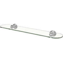 Glasablage mit Metallhalterung