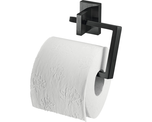 Toilettenpapierhalter Haceka Edge ohne Deckel graphit gebürstet