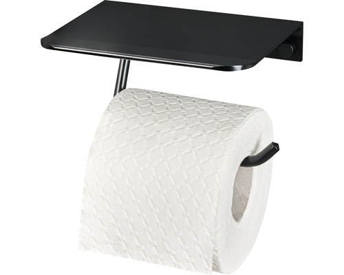 Toilettenpapierhalter Haceka Redefine ohne Deckel schwarz