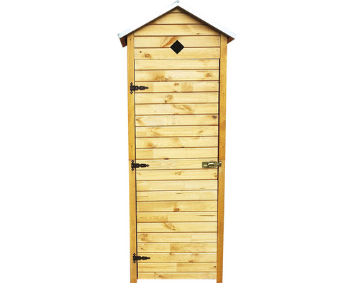 Gartenschrank promadino Babylon 78 x 49,5 x 194,5 cm braun