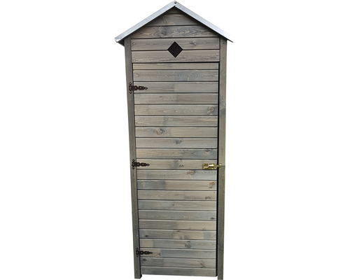 Holzschrank mit Dach und Tür für den Außenbereich