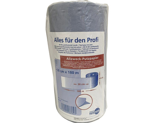 Allzweck Putzpapier Rolle, 38 cm x 180 m