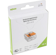 Wago Verbindungsklemmen 221-412, Packung mit 16 Stück