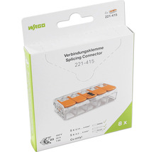 Verpackung Wago Verbindungsklemmen 221-415 mit acht Stück