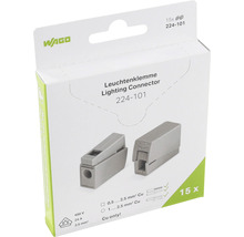 Packung Wago Leuchtenklemmen 224-101 mit 15 Stück