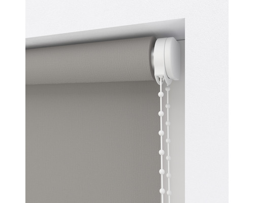 Graues Rollo mit Kettenzug