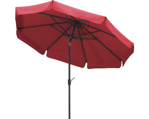 Sonnenschirm Schneider Orlando Ø 270 H 250 cm Polyester 180 g/m² rot