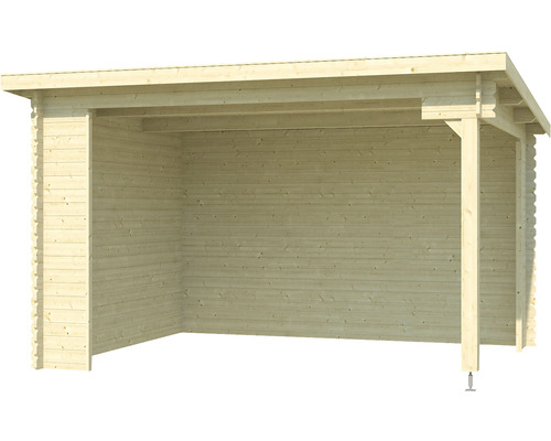 Holzunterstand für den Garten