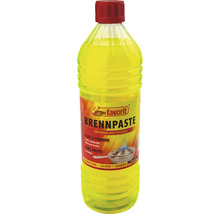 Brenn Paste in durchsichtiger Plastikflasche mit rotem Deckel