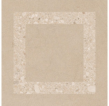 Quadratische Feinsteinzeugfliese mit geometrischem Muster
