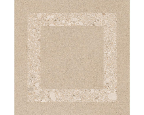 Feinsteinzeug Dekorfliese Cottage Natural 16,5x16,5 cm braun Quadratische Feinsteinzeugfliese mit geometrischem Muster