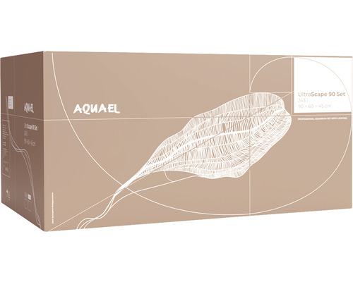 Aquael UltraScape 90 Set Aquarium Verpackung
