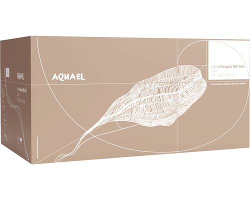 Aquael UltraScape 90 Set Aquarium Verpackung