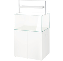 Aquarium mit Unterschrank und Beleuchtung