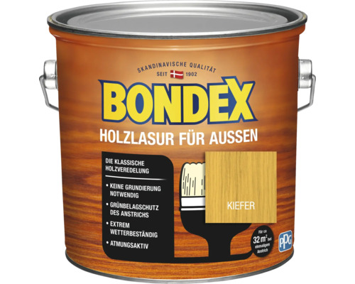 Holzschutz-Lasur Bondex kiefer 2,5 l