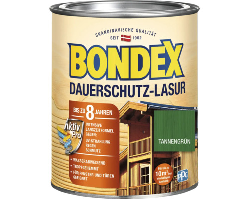 Dauerschutzlasur Bondex tannengrün 750 ml