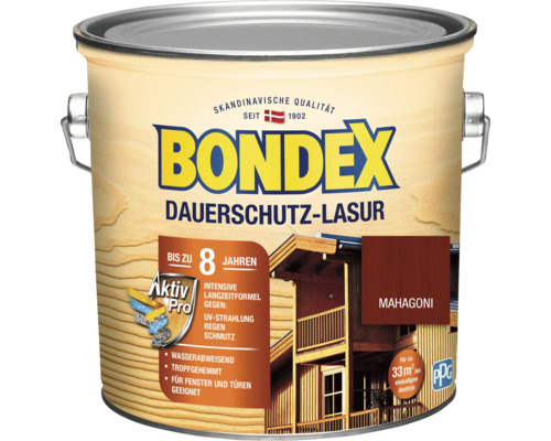 Dauerschutz-Lasur Bondex mahagoni 2,5 l