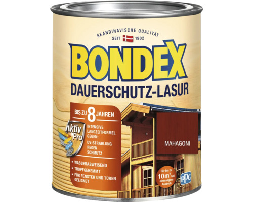 Dauerschutz-Lasur Bondex mahagoni 750 ml