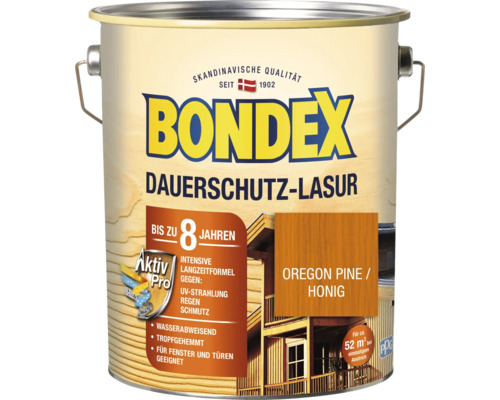 Dauerschutzlasur Bondex oregon pine 4 l
