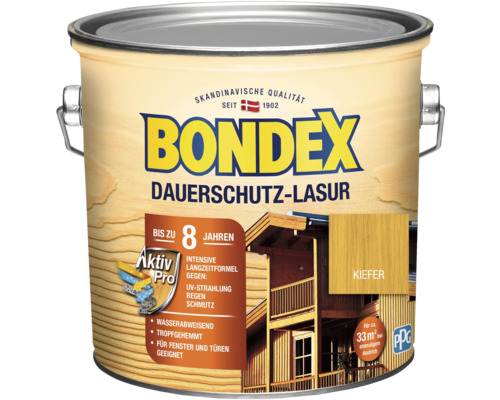 Dauerschutz-Lasur Bondex kiefer 2,5 l