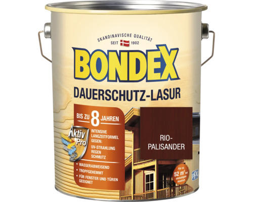 Dauerschutzlasur Bondex rio palisander 4 l