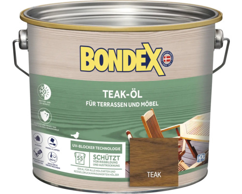 Holzöl Bondex Teak-Öl außen 2,5 l