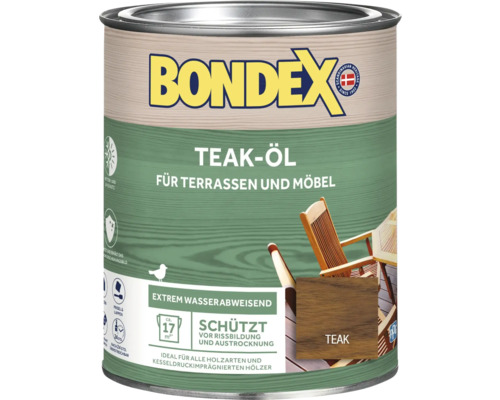Holzöl Bondex Teak-Öl außen 750 ml