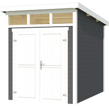 Gartenhaus Outdoor Life Kibo inkl. Fenster 200 x 250 cm carbongrau