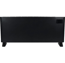 Schwarzer Konvektor Heizkörper mit Display