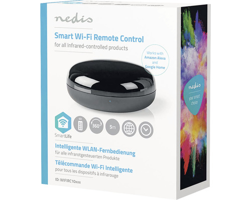 Nedis Smart WLAN-Fernbedienung für Infrarot-Geräte in Verpackung