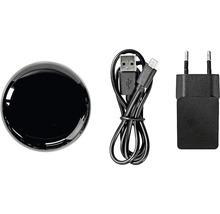Intelligente Infrarot Fernbedienung mit USB Kabel und Netzteil